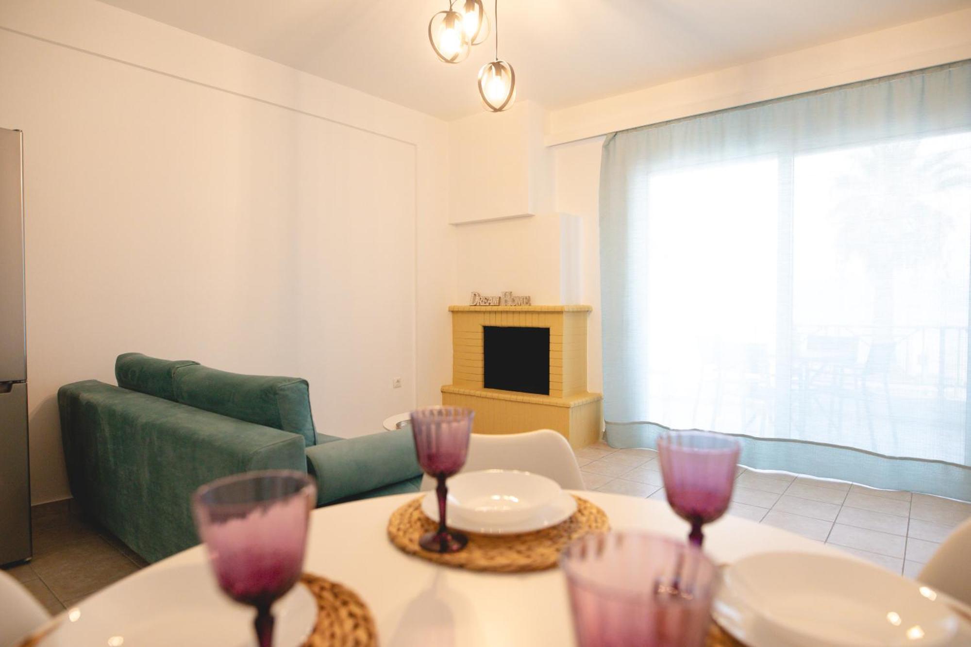 Sugar Blue - Apartments On The Beach Agios Vasilios  Bagian luar foto