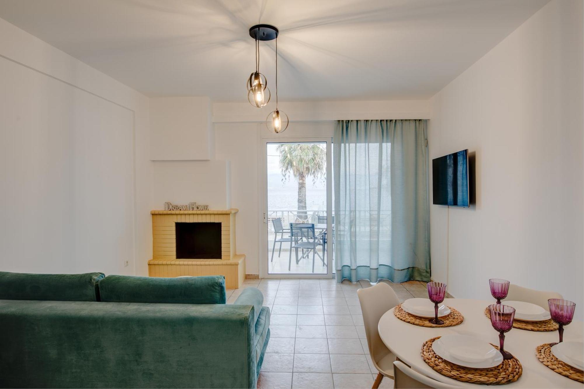 Sugar Blue - Apartments On The Beach Agios Vasilios  Bagian luar foto
